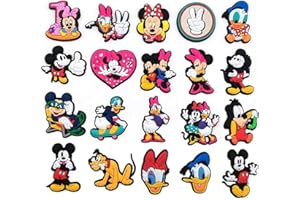Yoimckay Cartoon Ciondoli per Scarpe,DIY Shoe Charm,20 Pezzi Charm per Scarpe,Personalize Accessori Ciondoli Decorativi Regalo per Scarpe,per Ragazze,Donne,Ragazzi,Bambini,Adulti,Anime