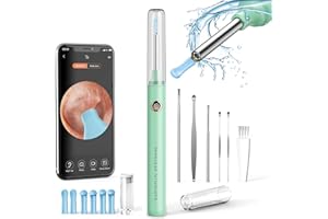 Hopefox Ear Wax Removal Camera, 1080P Ear Camera Otoscope with Anti-Dust Cover, WiFi Ear Cleaner with Camera, Ear Cleaning Kit for iPhone, iPad & Android Smart Phones