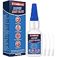 Superglue 30g, Super Glue All Purpose, Instant Strong Glue with Anticlog Cap, Clear Superglue for Plastic, Glass, Ceramic, Metal, Wood, DIY, Precise Repair