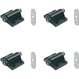 6X Touch Release Catch For Cupboard - Push To Open Latches, Non-Magnetic, For Cabinet Doors & Drawers