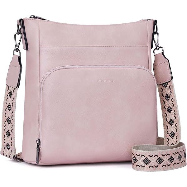 KALIDI FANCY FOREST Seizoensoverschrijdende Cross Body Tas Dames - Leren Handtas Bucket Bag met Verstelbare Riem Veelzijdige Crossbody Tassen Portefeuilles voor Dames met Meerdere Zakken, Beige/bruin