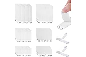 Eupneicu 72 Tiras Colgar Cuadros Sin Agujeros, Cuelga Cuadros Sin Clavos, Tiras Adhesivas Para Colgar Cuadros Para Marcos Y Adornos Navideños [36 Pares]