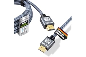 audio pirates HDMI 2.1 Kabel | 48Gbit/s Ultra High Speed HDMI-Kabel | 10K, 8K@60Hz, 4K@240Hz/165Hz/144Hz/120Hz | HDMI eARC, HDR10+, Dolby Vision | Kompatibel mit Xbox, PS5, PC (1er Pack, 2,0 Meter)
