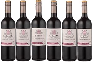 La Baume St Paul - Vin rouge désalcoolisé, Cabernet et Syrah - Sans alcool (6 x 0,75L)