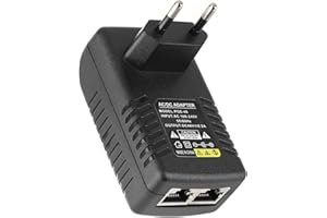 TOALUEA Poe - Adattatore di iniezione 48 V/0,5 A, 100/1000 Mbps