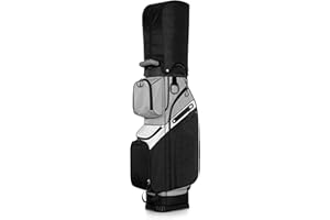 LUXIANDA Golftasche - 14 - Wege Top Lock Divider für Feste Schläger, Premium PU Material, wasserabweisend, großes Geschenk für Männer Golf