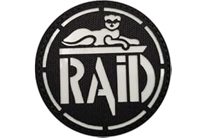 APBVIHL Glow Dark - Écusson réfléchissant infrarouge avec drapeau de la police nationale - RAID - SWAT - Équipement tactique militaire - Emblème Morale - Emblème décoratif