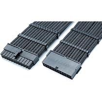 Cable Extensión CPU 4 Pines ATX - 30 Cm, Manga Verde Y Negro, Para PC Gaming