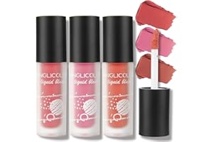 Anglicolor Blush Fard Liquido Make up Illumina Il Tono Della Pelle, Leggero, Aspetto Naturale, Liscio, Facile da Applicare (3PC, 20g)