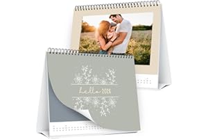 ‎PAPERLIONS Tischkalender 2026 zum Aufstellen selbst gestalten I Fotokalender 2026 als DIY Bastelkalender I Kalender zum Selbstgestalten I Monatskalender als tolle Geschenkidee zu Weihnachten oder Geburtstag