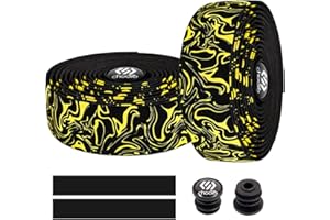 Chooee 2 rouleaux de ruban de guidon de vélo pour vélo de course.