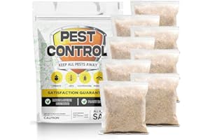 ADMUIPL Pest Control Pouches, Mouse Repellent, Rodent Repellents, Mice Repellant, Spider Repellent, Peppermint Rat Repellent to Repel Rodents, Ant, Roach, Spider & Mosquito, Better than Ultrasonic-8P