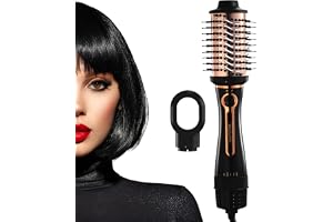Urban yog MakeMeeBold 3-in-1 Hot Air Brush| 1.5-inch Barrel | Hair Dryer Hair Straightener Volumizer Blow Dryer Styling Tool,1200 Watt | Gifts for Woman, Multicolour