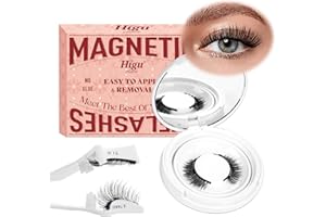 ‎HIGU CLACE Higu clace Magnetische Wimpern,Magnet Wimpern Ohne Eyeliner,Magnetische Wimpern mit Applikator,Wimpern Magnetisch Natürlicher Look,Kein Kleber erforderlich Wimpern Magnetic(SET-A)