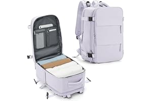 SZLX Ryanair Bagaż Podręczny 40x20x25 Plecak Damski plecak na Laptop z wyjściem USB Plecak Podróżny Easyjet Bag 45x36x20 Cabin Bag Męski Wodoodporny Plecak do Pracy Plecak Sportowy z przegrodą na buty