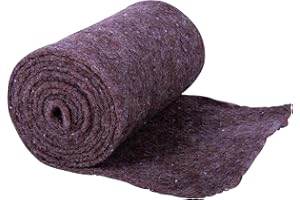 NOOR Wickelstreifen aus Schafwolle 20 x 200cm I Braune Winterschutzmatte für Topfpflanzen I 100% Naturfaser-Frostschutz für Pflanzen I Vernadelt I ca. 4mm Stärke