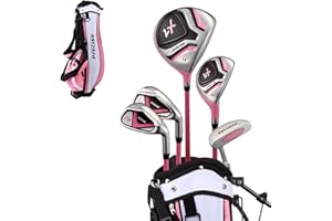 PreciseGolf Co. Precise X7 Junior - Set completo di mazze da golf per bambini e bambini, 3 fasce di età, per mano destra e mano sinistra