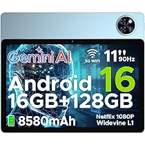 DOOGEE U11 Android 16 Tablet 11 Inch - 2025 Newest Android Tablets