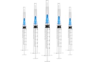 GESANGHUA 20 Pack 3ml/cc Lab Dispensing Tools(25mm long), Individually Sealed Packaging for Laboratory Use, Precise Measurement for Research and Pet Feeding (3ml-25mm, 20)