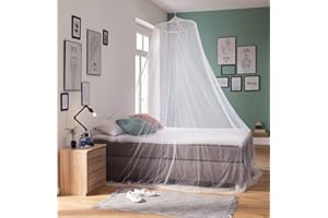 Moskitonetz Weiss Rund 13,5 x 3 x 0,65m