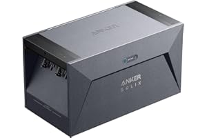 Anker SOLIX E1600 Banque Solaire de Balcon avec mémoire, capacité de Batterie 1,6 kWh, IP65, 6000 Cycles de Charge, Batterie LFP, Compatible avec 99% de Toutes Les centrales de Balcon, Installation