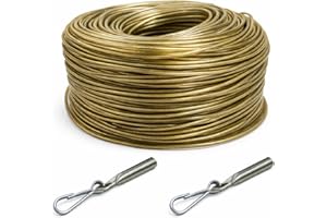 ROBAN FASHION 10 Meter Planenseil 8mm mit 4 Seilendverschluss mit Simplexhaken