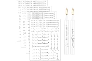 BOLOSA 4 Stück Kerzen Tattoo Lieb, Lieblingsmensch Wasserschiebefolie Kerzen Kerzenfolie, Kerzen Tattoo für Kerze Tasse DIY Geschenk, Kerzen Dekorieren, Kerzensprüche, Kerzensets,19x14cm