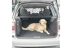 XuBa Praktisches Trennnetz für den Kofferraum von Haustieren, Zaun, Sicherheitsbarriere Hundenetz Auto Schutz Barriere Haustier Auto 120 x 70 cm