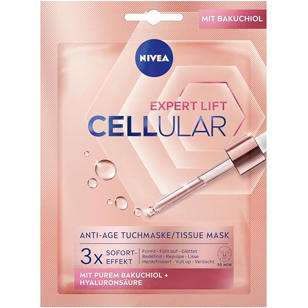 NIVEA Rose Touch Feuchtigkeitsspendende Tuchmaske - 5 Stück, Mit Bio Rosenwasser & Hyaluron