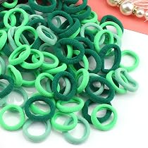 300 Stück Haargummis Elastisch – Mehrfarbig, Klein, 2 Cm, Für Kinder & Erwachsene
