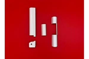 FTF - FENSTERTECHNIK Aubi Siegenia A300 Cap Set Cover Caps White Left / Right LK005 LK006 EK001 EK211 (Set of 1 DIN Right)