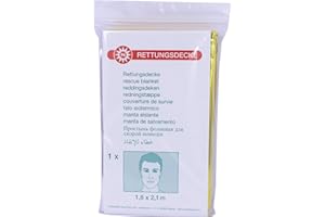 Noba Verbandmittel Emergency Blanket Extra Large Emergency Blanket Rescue Sheet Size: 1.6 x 2.4 m Wrapped in Bandages Various Quantities Available,