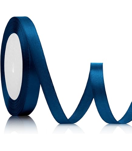 POPOYU Satinband Schwarz – 25 Mm Breit, 23 Meter, Geschenkband Zum Basteln