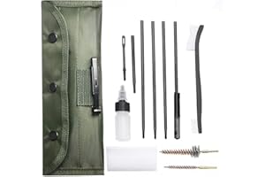 BORESNAKE 10 Stück .22 22LR .223 556 5,56 Mm Gewehr-/Gewehr-/Pistolen-Reinigungsset Schrotflinten-Reinigungsstange Nylonbürstenreiniger Pistolenzubehör Saubere Werkzeuge