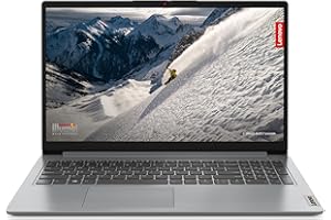 Lenovo IdeaPad 1 15AMN7 - Ordinateur Portable 15.6'' FHD (AMD Ryzen 3 7320U, RAM 8Go, SSD 512Go, AMD Radeon 610M Graphics, Windows 11 Home) Clavier AZERTY Français - Gris
