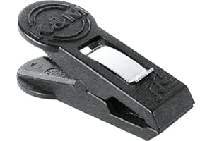 K & M 16060 Notenklammern, 4-teilig, schwarz