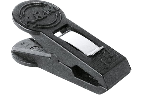 K&M - 16060 - Clips plastique de fixation pour pupitre x 4 - black