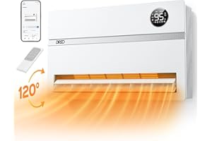 Dreo Radiateur inteligentny mural, szofaż électrique do kambre, oscylacja pionowa 120°, termostat reglable, télécommande, 24 h minuterie, łatwa instalacja, kompatybilna Alexa, WH719S