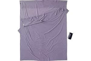 Cocoon Insect Shield Line Travel Sheet Double Size with Insect Protection Waterproofing Double Sleeping Bag, elephant grey