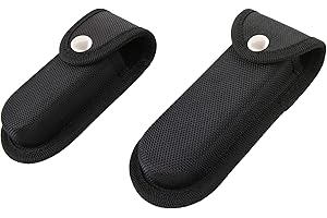 Vagocom 2Pcs Nylon Case with Belt Loop for Multitool,Pocket Knife Holder Sheath for Folding Knife