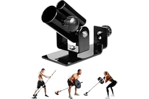 Yes4All Deluxe T Bar Row Platform Landmine Attachments - Pivotant à 360° et Facile à Installer - Convient aux Barres Olympiques Standard de 1" et de 2"