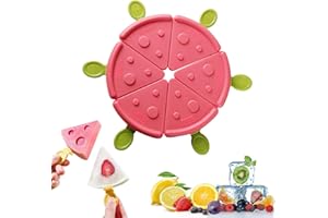 FePen Moule à Glace 6 pièces, Moule à Glace Empilable, Moules à Glaces Créatifs en Forme de Fromage, Moules à Glace Réutilisables (Red)