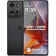 MOTOROLA G75 5G, 8+8GB RAM,pSIM + eSIM,256 GB ROM,Military grade durability, Snapdragon 6 Gen 3, 6.8" 120Hz, Android 14, Charcoal Grey with Belkin Boost Charge wireless charging pad 10W