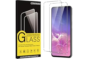 Coiwxmoi 2 sztuki szkła hartowanego do Samsung Galaxy S10e, folia ochronna Twardość 9H Anti-scratch Anti-Fingerprint, bez pęcherzyków powietrza, Ultra HD, przezroczysta osłona ekranu do Samsung S10e