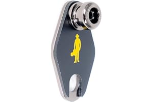 MusicNomad MN272 Acousti-Lok Strap Lock Adapter for Taylor Guitars with a 9 Volt Expression System Battery Box (2007+)