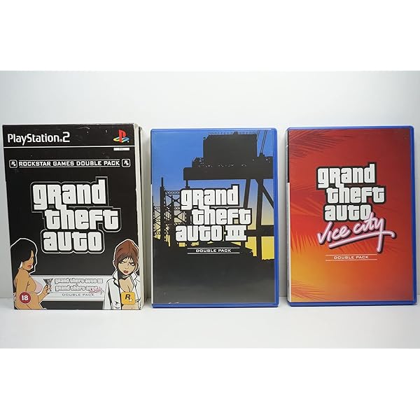 Grand Theft Auto The Trilogy - PS2 - Complet PAL - Très Bon État - Rockstar