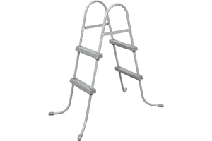 Bestway 58430 Echelle 2x2 marches pour piscine hauteur 84 cm