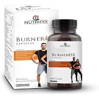 Nutripix 5X Burner Supplement With Green Coffee Bean, Garcinia Cambogia, CLA, L- Carnitine, Green Tea Extract 1000mg…