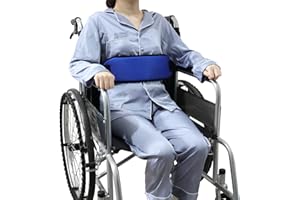 LOSCHEN Cintura di seduta antiscivolo, spessa, regolabile, anti-caduta con fibbia, per anziani, anziani (blu)