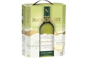 Roche Mazet – Vin Blanc Sauvignon (3L) – IGP Pays d’Oc – Bag in Box
